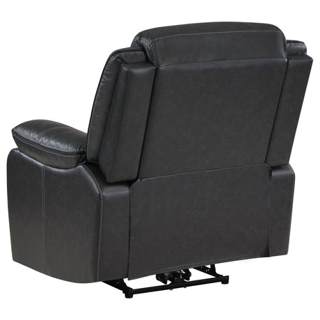 Recliner chair fully reclined position