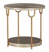 Ranoka modern round coffee tables set top view