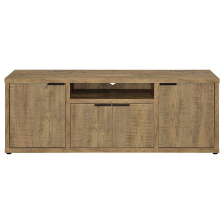 Tabby TV Entertainment Center highlighting adjustable shelves