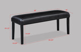 Closer look at Tanner dining set's chair design and table edge