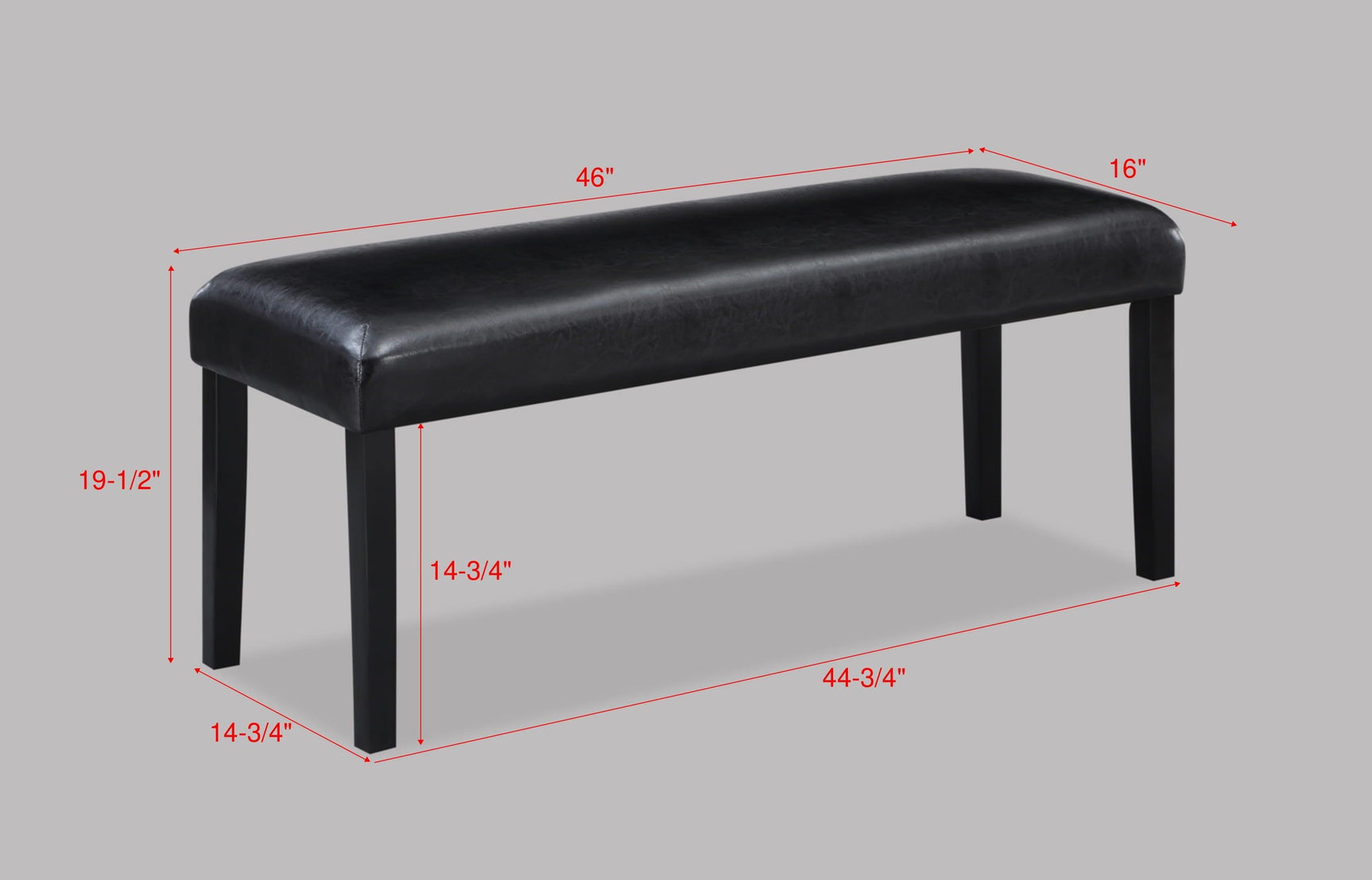 Closer look at Tanner dining set's chair design and table edge