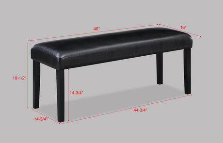 Closer look at Tanner dining set's chair design and table edge