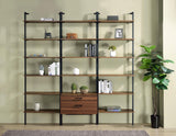 Detailed view of shelf edges and finish