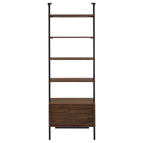 Detailed view of drawer glides and hardware