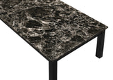 Thurner 3-Piece Coffee Table Set showing round side table and square end table