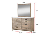 main view of Tilston Brown Bedroom Set bed