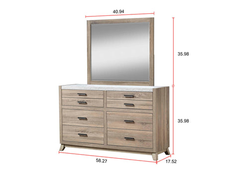 Tilston Brown Bedroom Set main front view of bed