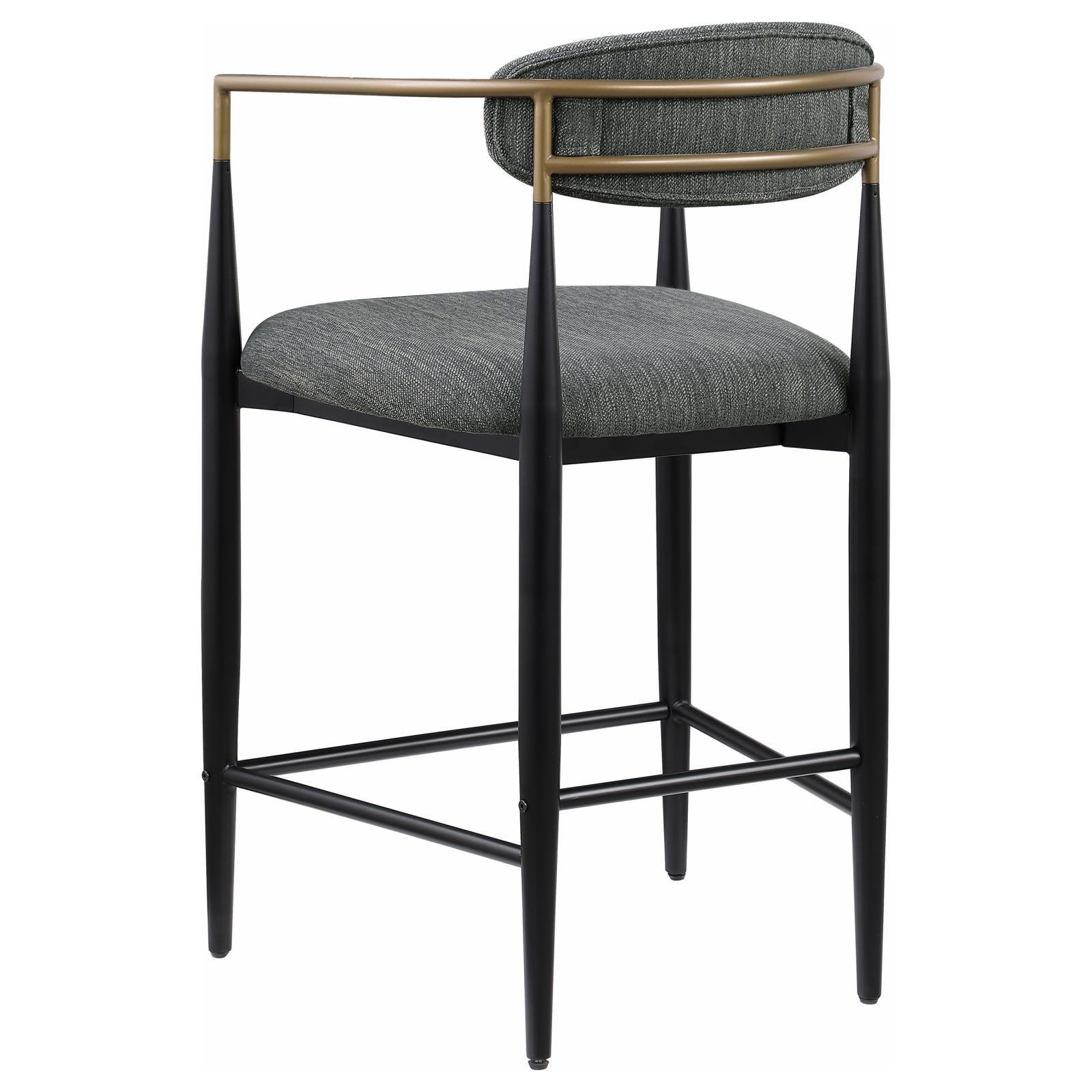 Tina bar stools grouped as set of two in modern kitchen setting