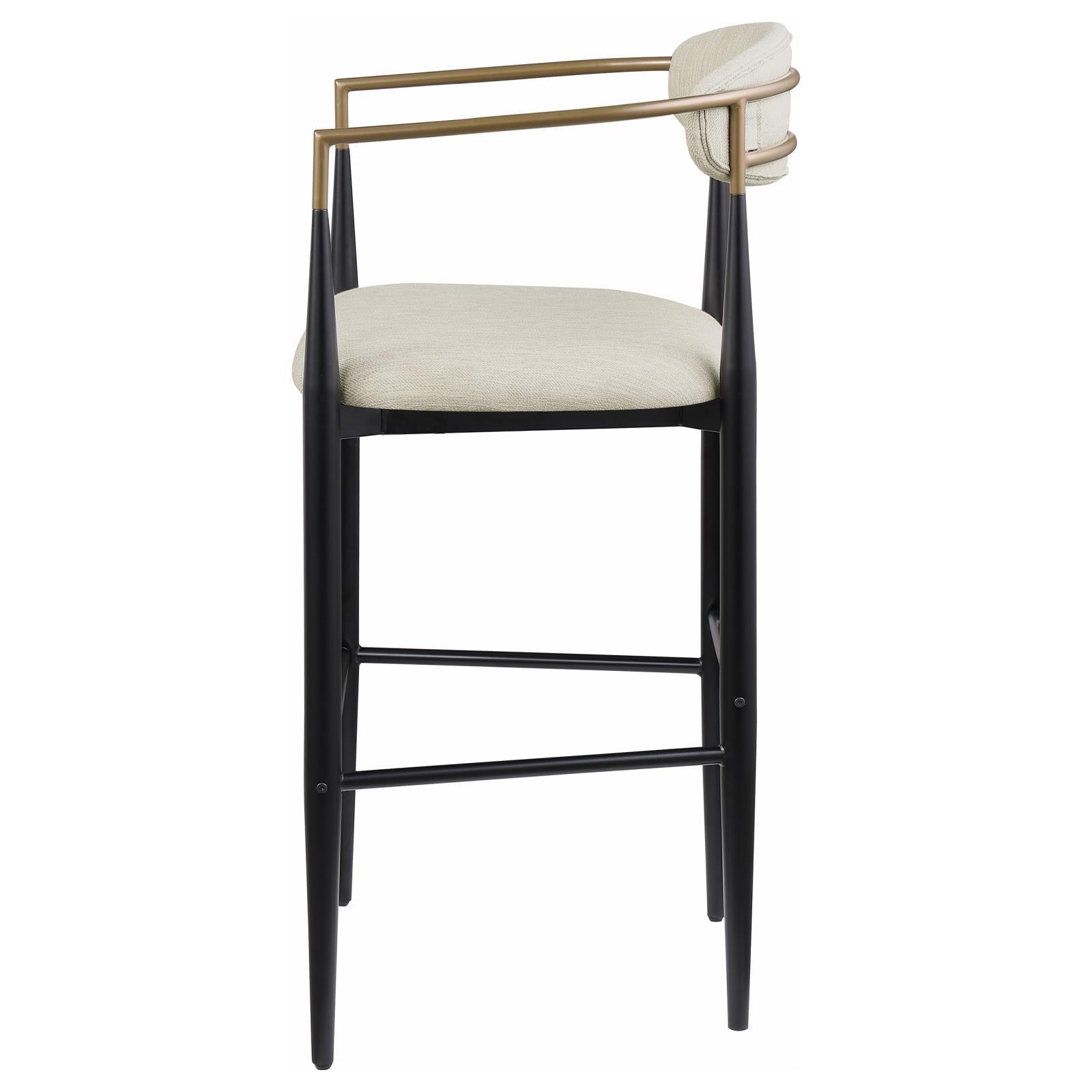 Tina pub height bar stool set of 2 in kitchen setting