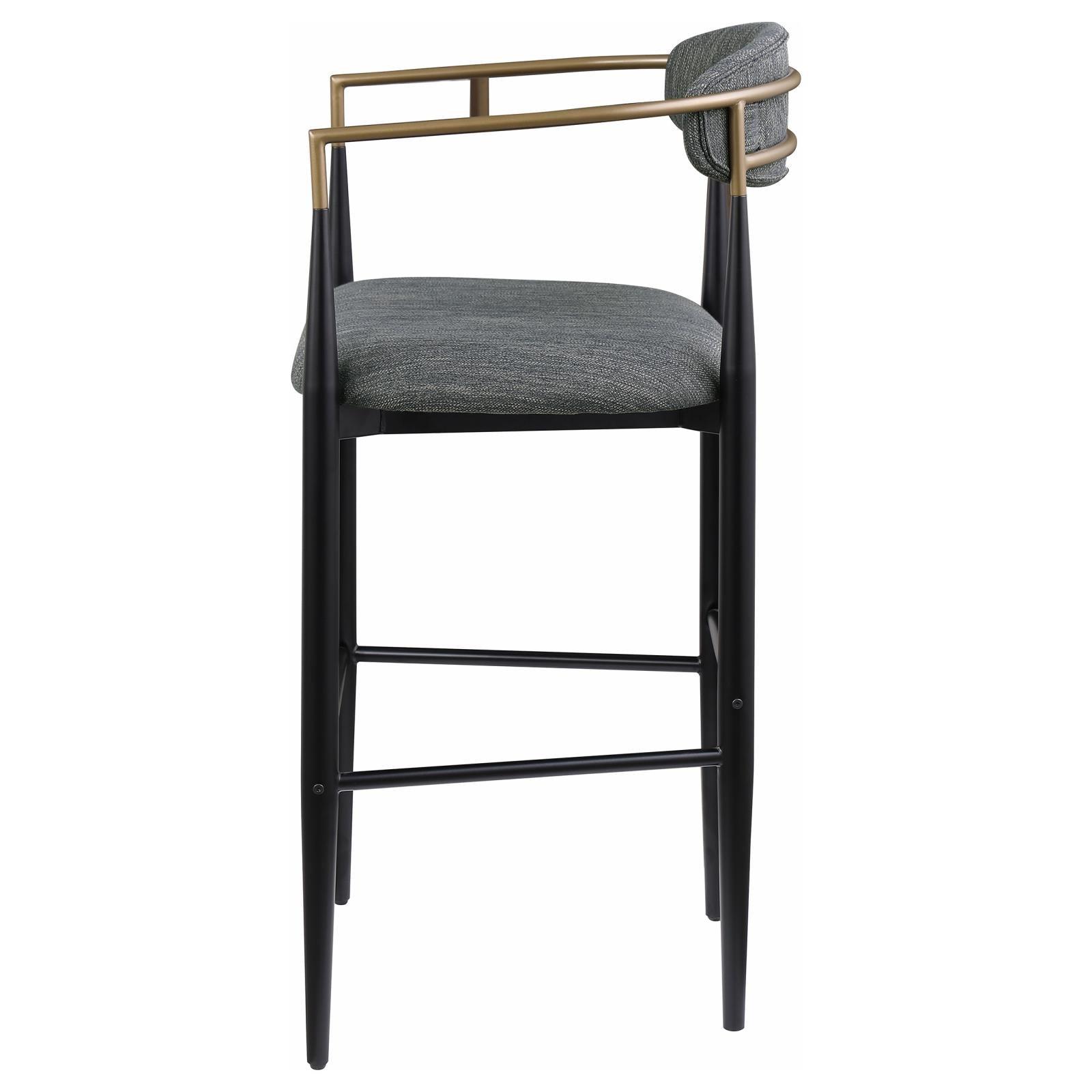 Set of two Tina bar stools positioned at kitchen counter