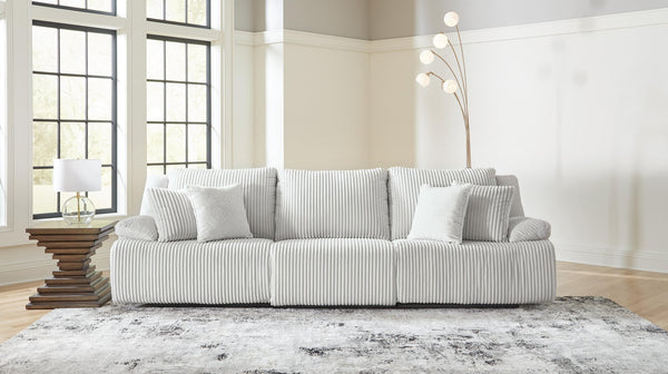 Top Tier Alloy Velvet 3-Piece Reclining Sectional Sofa - image 1