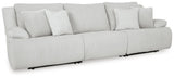 Top Tier Alloy Velvet 3-Piece Reclining Sectional Sofa - image 2