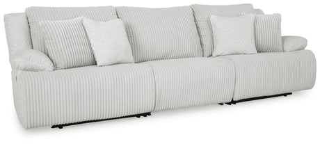 Top Tier Alloy Velvet 3-Piece Reclining Sectional Sofa - image 2