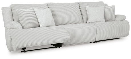 Top Tier Alloy Velvet 3-Piece Reclining Sectional Sofa - image 3