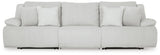 Top Tier Alloy Velvet 3-Piece Reclining Sectional Sofa - image 5