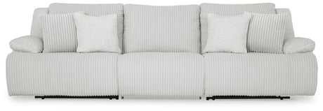 Top Tier Alloy Velvet 3-Piece Reclining Sectional Sofa - image 5
