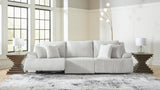 Top Tier Alloy Velvet 3-Piece Reclining Sectional Sofa - image 6