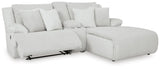 Top Tier Alloy Velvet 3-Piece Reclining Sectional Sofa with Chaise - image 3