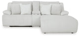 Top Tier Alloy Velvet 3-Piece Reclining Sectional Sofa with Chaise - image 4