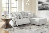 Top Tier Alloy Velvet 3-Piece Reclining Sectional Sofa with Chaise - image 5
