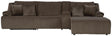 Top Tier Chocolate 4-Piece Reclining Sectional with Chaise from Decor Furniture