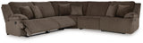 Top Chocolate Tier 5-Piece Sectional with Recliner - image 11