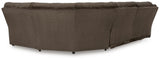 Top Chocolate Tier 5-Piece Sectional with Recliner - image 13