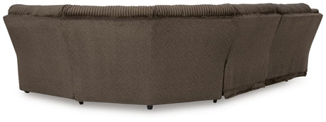 Top Chocolate Tier 5-Piece Sectional with Recliner - image 13