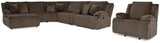 Top Chocolate Tier 6-Piece Sectional with Recliner - image 2