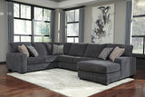 Tracling Slate 3-Piece Sectional with Ottoman - image 5
