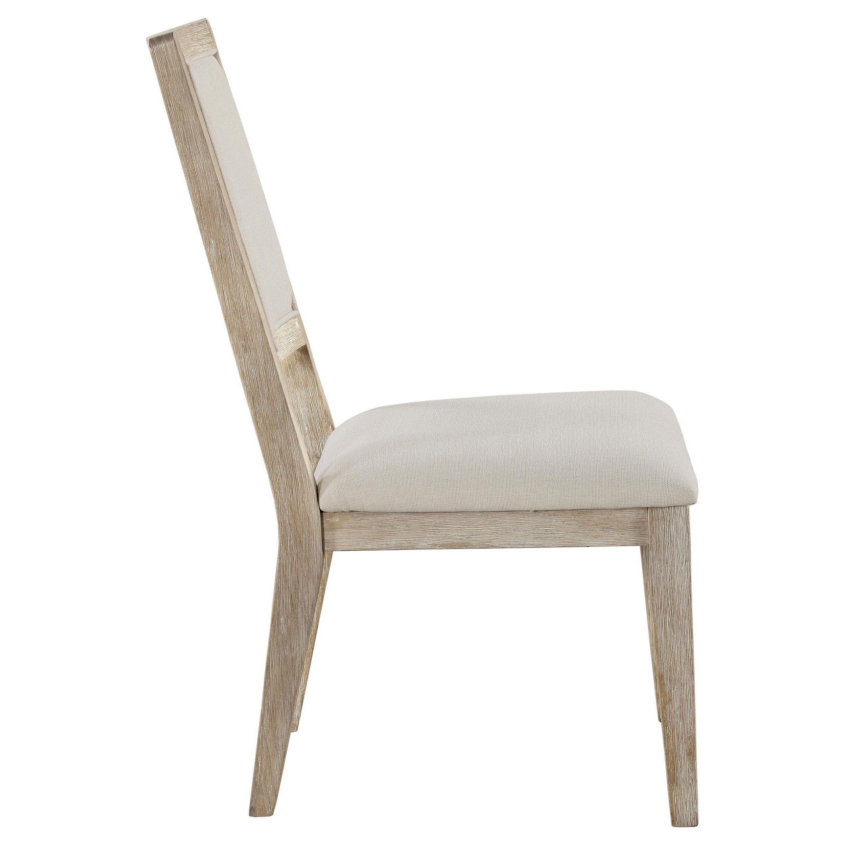 Assembly detail showing furniture joinery on Trofello chair