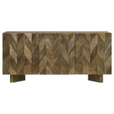 Tyler sideboard showing leveler feet at base