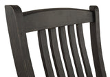 Main angle view of Tyler Creek Black Gray Rectangular Dining Room Set