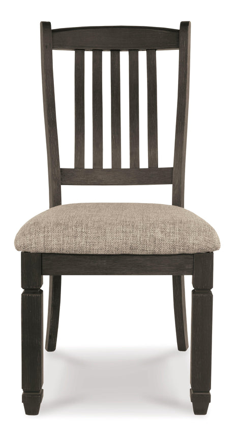 Detail of drawer features in Tyler Creek dining set
