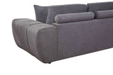 Uptown Grey 2-Piece Sectional Sofa view 4