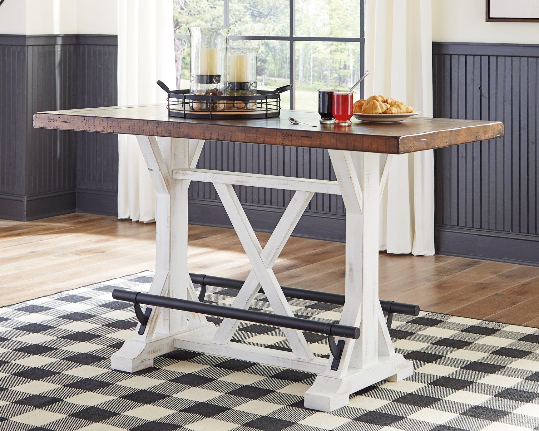 Barstool swivel mechanism and wood frame details