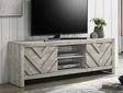 Valor Gray Modern Contemporary Solid Wood And Veneers Storage TV Stand - front view