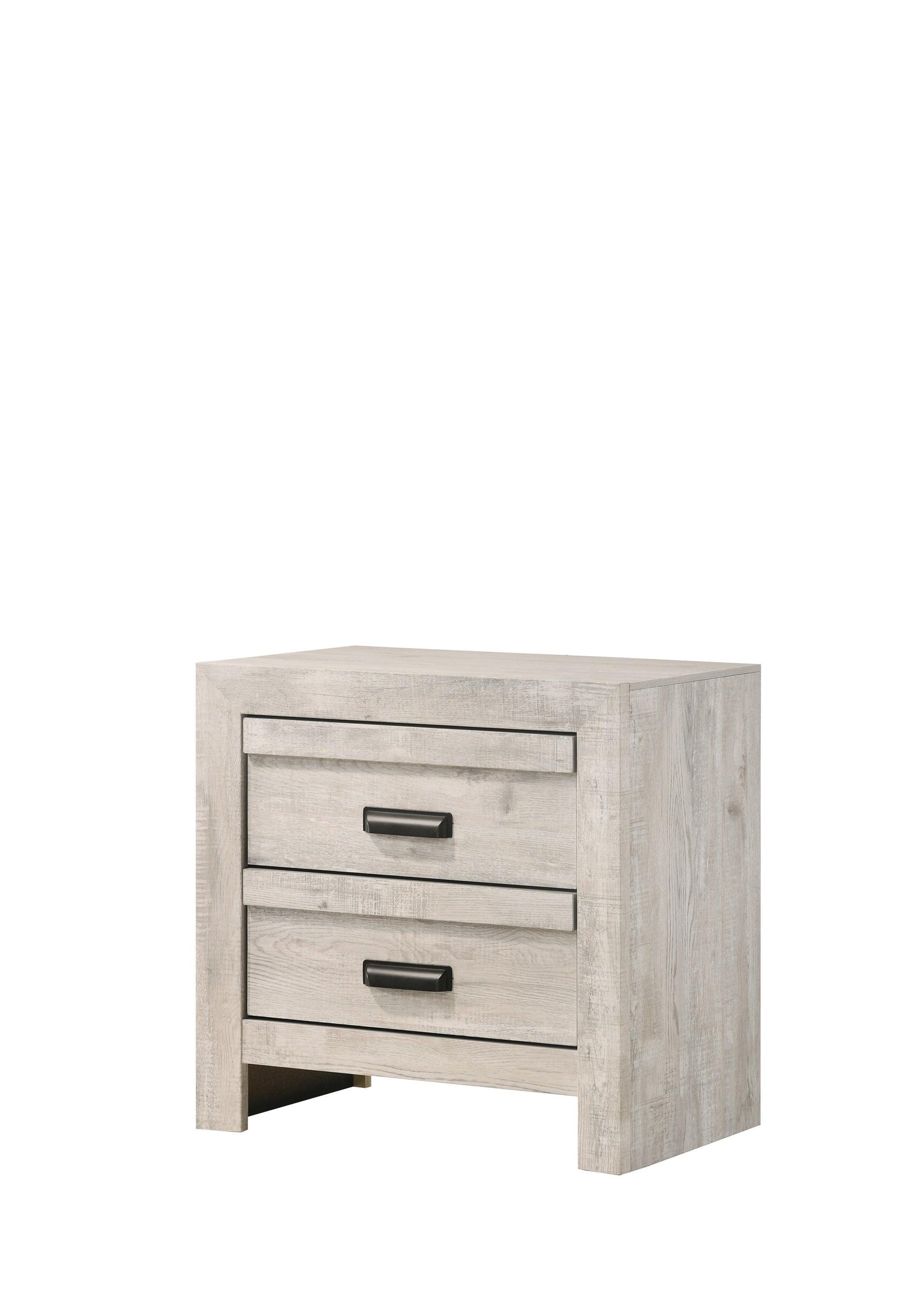 Valor Gray Modern Wood Veneers TV Stand - storage compartments open