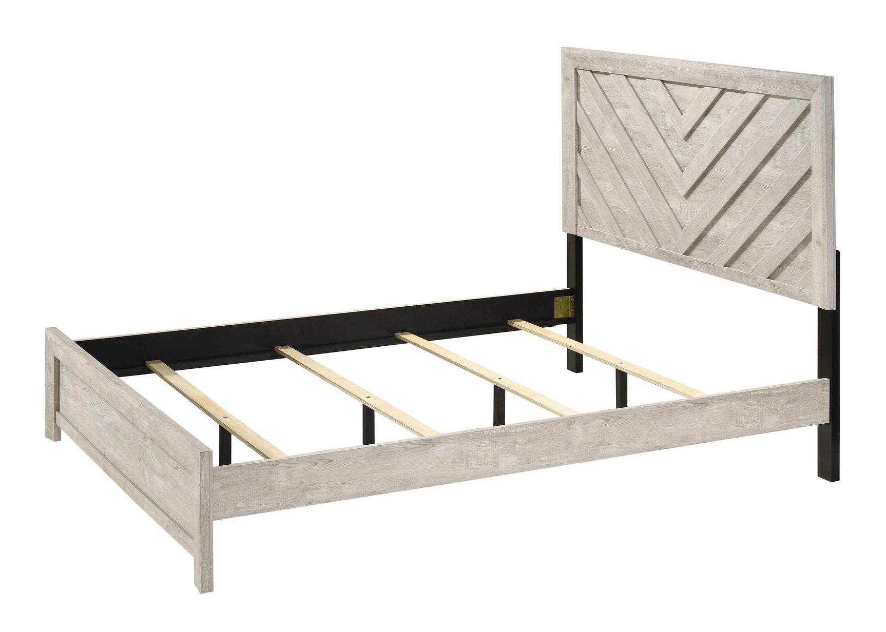 Valor Gray Modern TV Stand - close up of finish