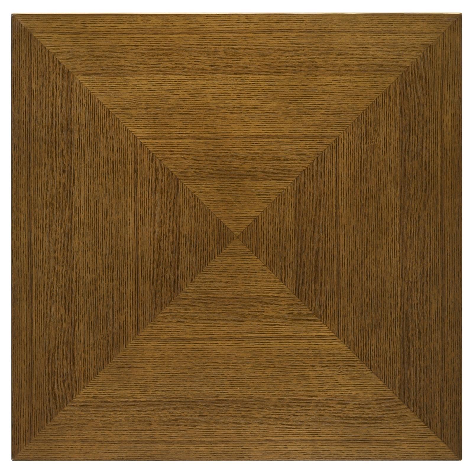 Westerly end table legs and plastic floor glides detail
