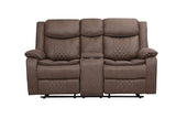 Weston Brown Palomino recliner glider side view