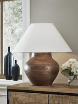 Whitham Antique Copper Finish Table Lamp from Decor Furniture