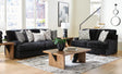 Whitmore Black Pearl Manor Sofa and Loveseat from Decor Furniture