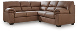 WillowBend Caramel Faux Leather 2-Piece Sectional - image 2