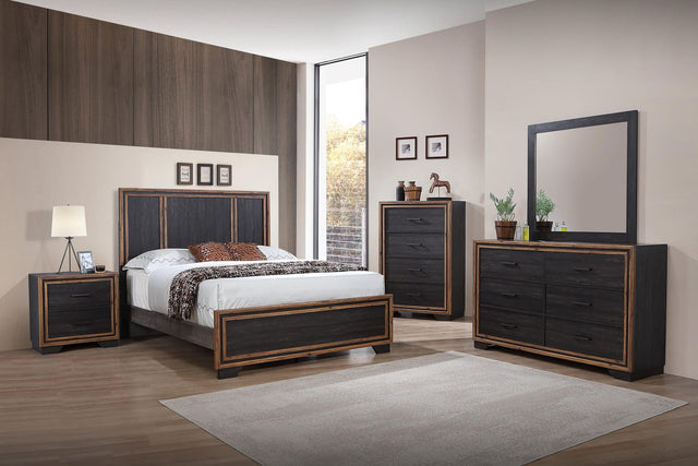 Windsor Charcoal Panel Bedroom Set from Decor Furniture