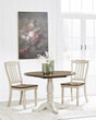 Wirloni Antique White/Brown Dining Chair from Decor Furniture
