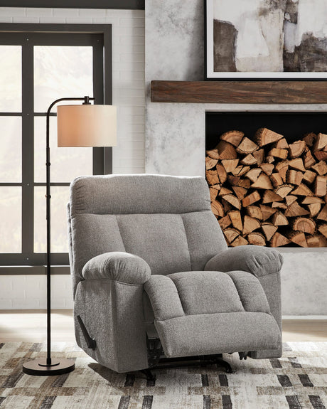 Yupi Gray Rocket Recliner from Decor Furniture