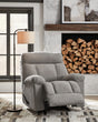 Yupi Gray Rocket Recliner from Decor Furniture