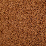 Zonie Orange Boucle Upholstered Barrel Back Accent Chair side view